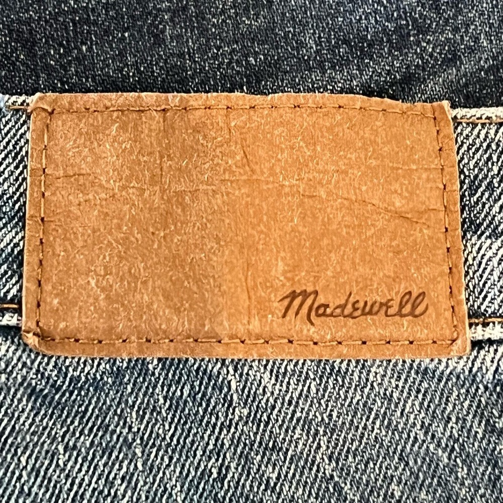 Madewell Mid-Rise Perfect‎ Vintage Jean Distressed Tapered Blue Denim ND511 27 - Picture 13 of 16